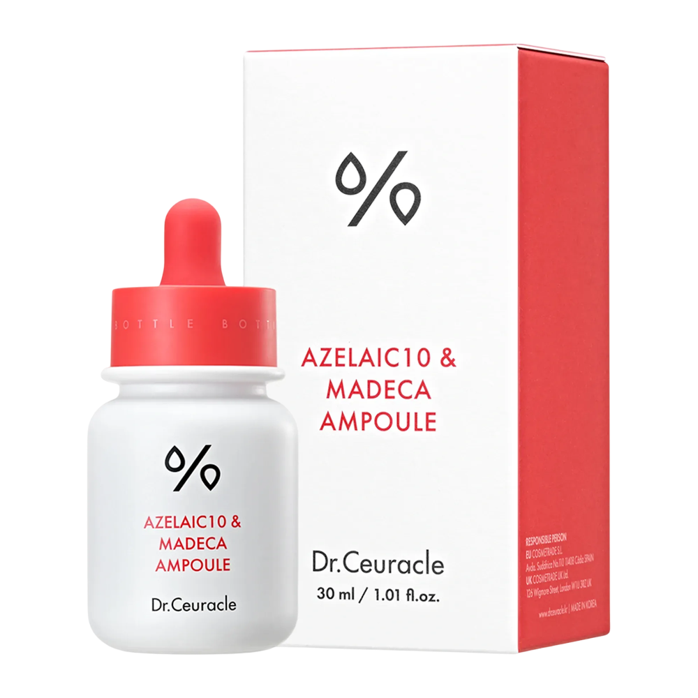Dr. Ceuracle Azelaic 10 & Madeca Ampoule 30ml - Сироватка з азелаїновою кислотою 10% та мадекасосидом - фото №1 Dr. Ceuracle Azelaic 10 & Madeca Ampoule 30ml - Сироватка з азелаїновою кислотою 10% та мадекасосидом - фото №1